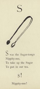 The letter S by Edward Lear